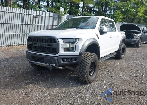 2017 Ford F150 Raptor из США, поврежденный, VIN 1FTFW1RG1HFA39297